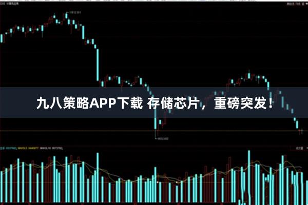 九八策略APP下载 存储芯片，重磅突发！